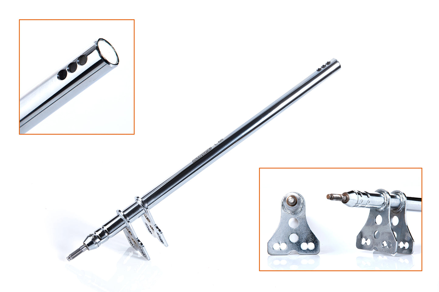 steering column for MINI KART chassis - L. 420 - blade 25-41mm