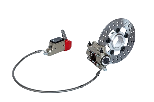 Intrepid Kart rear brake system for F4K chassis