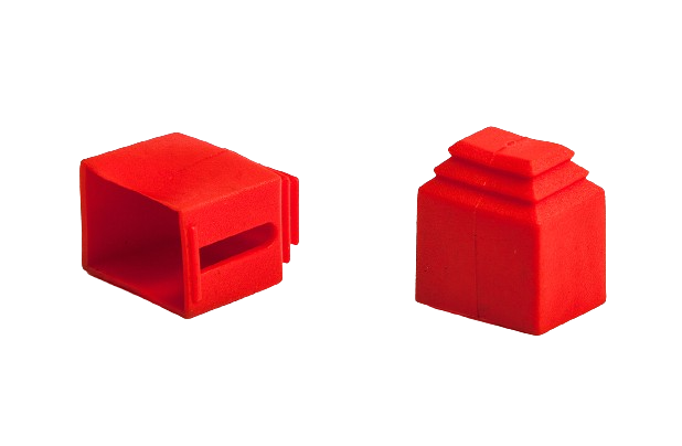 OUTER DEAD SCREW for BRAKE PUMP - RED (Set of 2)