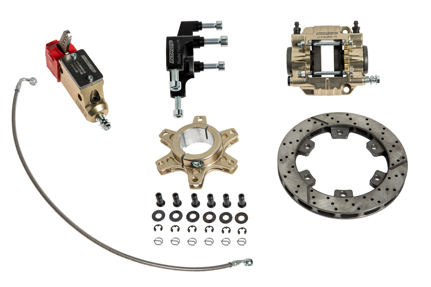 Intrepid Kart Brake System Rear for OK/KZ mod.R8K CIK/FIA 015-BRKR-12