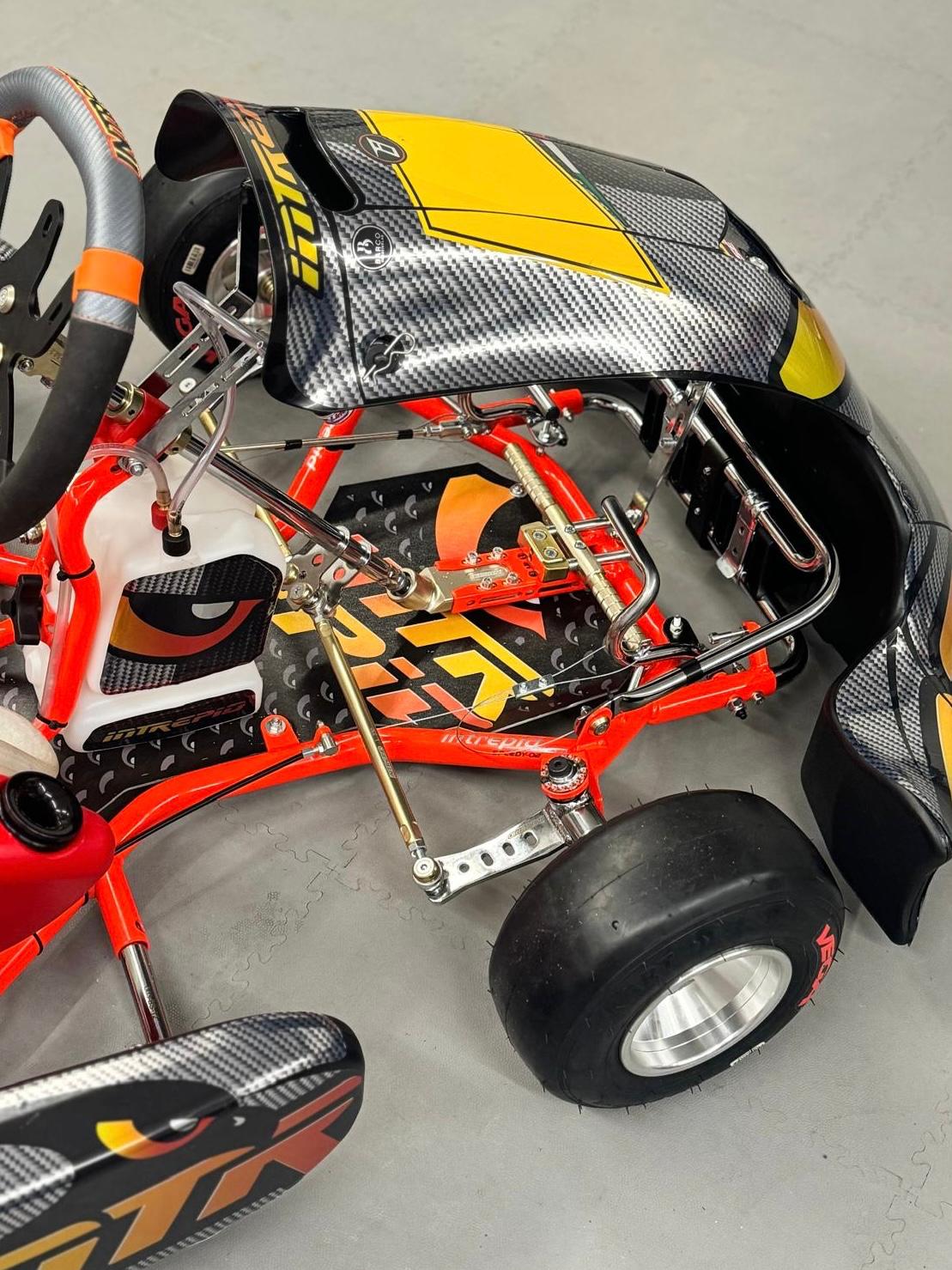 Intrepid Kart MINI KART CHASSIS mod.SPEEDY 02 tube Ø28mm wheelbase 950mm CIK/FIA 015-CH-34 - NEW HOMOLOGATION 2025/27