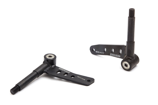 SPINDLE LEFT Ø17 10.5° mod.BABY KART WITH BEARING - SCREW Ø8mm