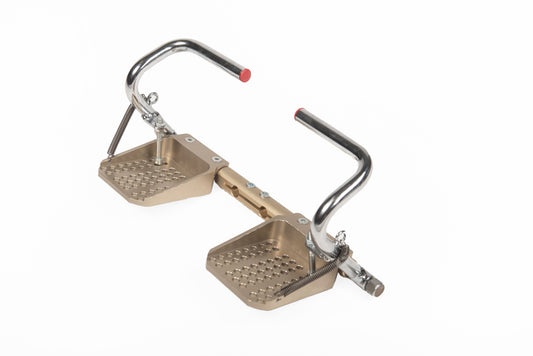 ADJUSTABLE FOOTREST SYSTEM MOD.MINI KART - ALLUMIUM