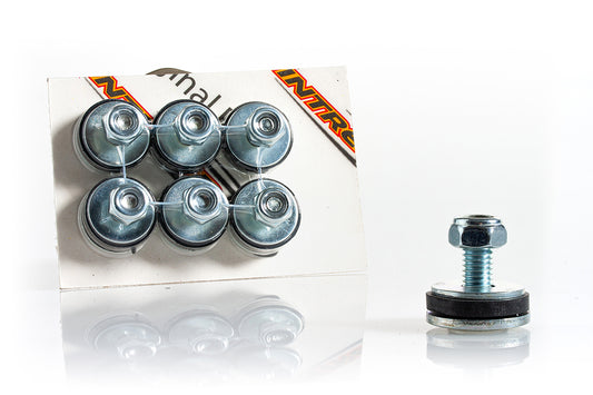 SCREW KIT with RESTING RUBBER for floor panel model MINI/OK/KZ (KIT 6 pcs)