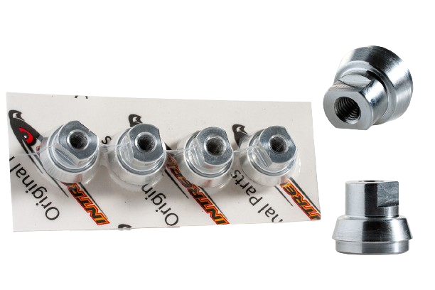 SPOILER SUPPORT BUSH Ø25 M10 for THREADED SCREW - ALUMINUM (KIT 4pcs.)