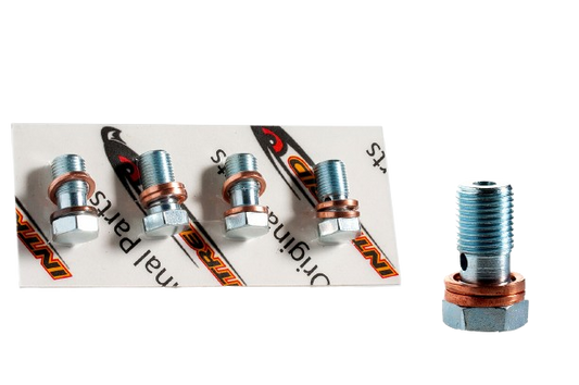 KIT M10x1mm OIL PIPE SCREW with WASHER (Kit 4 pcs.)