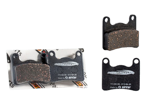 UNIVERSAL BLACK BRAKE PAD mod.R8K-R8KZ CIK/FIA 015-BRKR-12 (KIT 2pcs.)