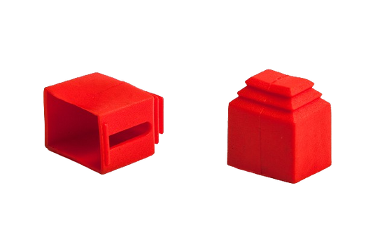OUTER DEAD SCREW for BRAKE PUMP - RED (Set of 2)
