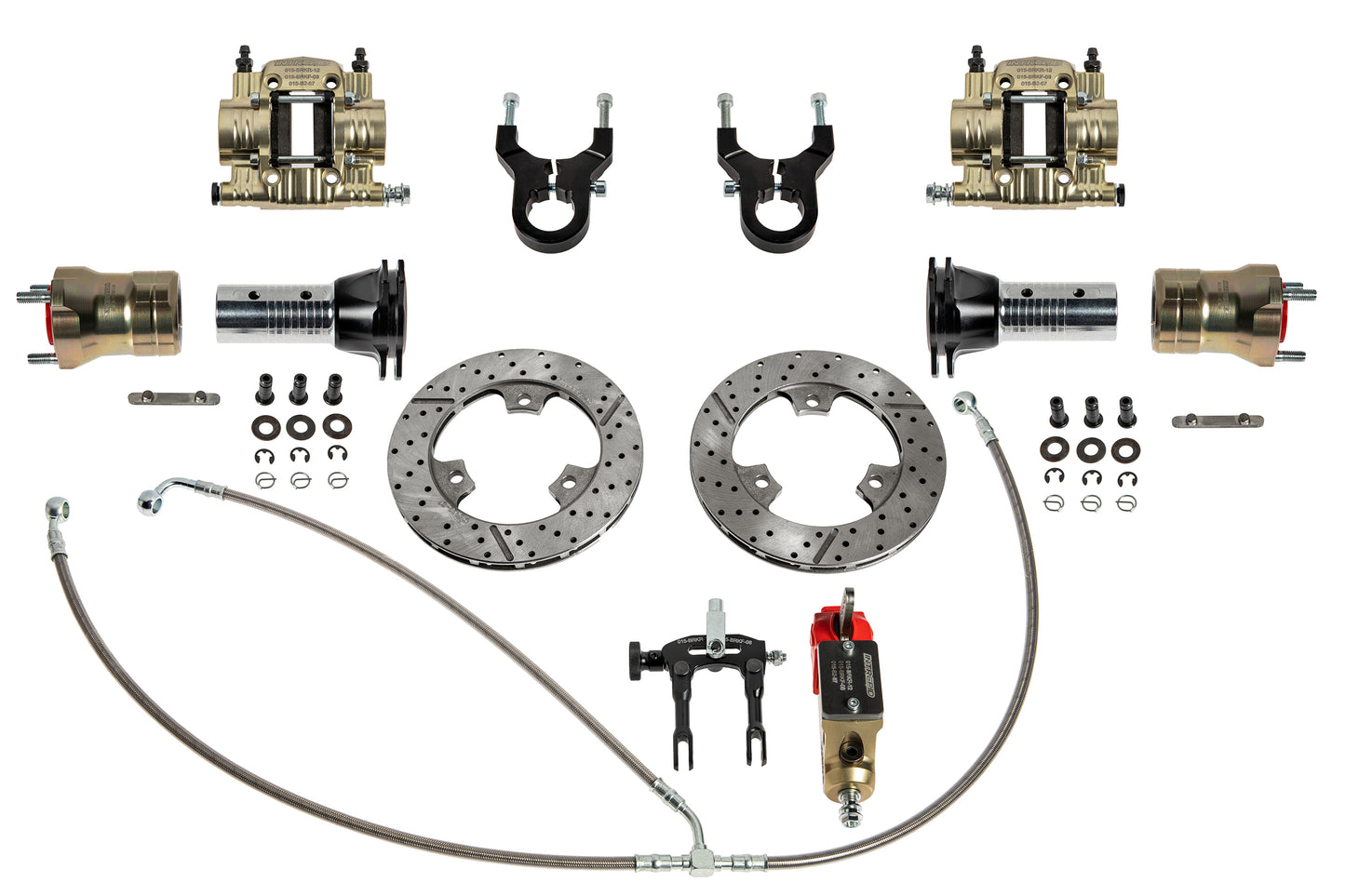 Intrepid Kart Braking System for KZ model R8KZ - CIK/FIA 015-BRKF-08