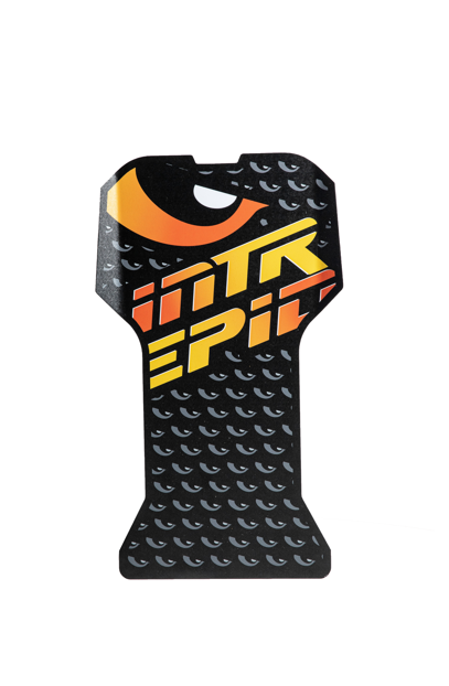 FLOOR PLATE INTREPID STICKERS for MINI KART - 25-27